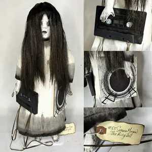 #55 Samara Morgan The Ring 16" Horror Character Doll by Erika's Emporium OOAK