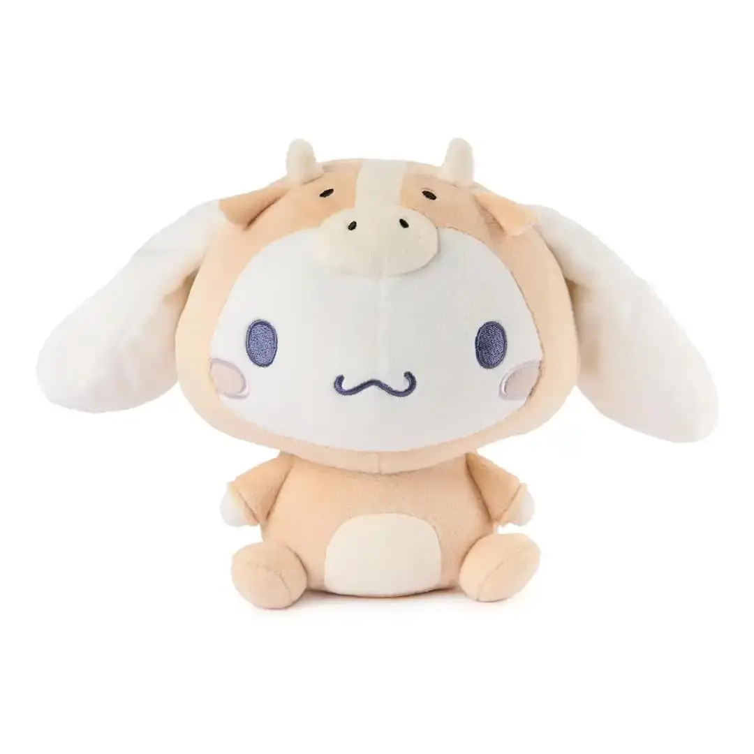 GUND Sanrio Cinnamoroll 6" Tall Stuffed Toy - Bull Costume, Embroidered Muzzle, Ideal for Cinnamoroll Fans & Cuddling (Hello Kitty and Friends Collection)