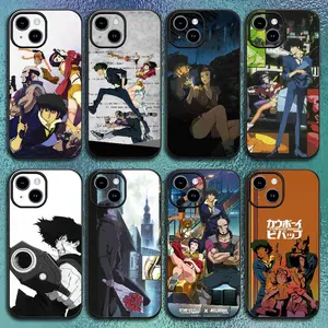 C-Cowboy Bebop Phone Case For 11 12 13 14 15 16 17Pro Max mini Plus Classic black soft shell
