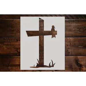 Cross Stencil - Art and Wall Stencil