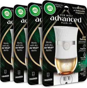 Air Wick Advanced Scented Oil Warmer, Advanced Gadget, Home Air Freshener (Pack of 4, Gadget Only, Refills Sold Separately)