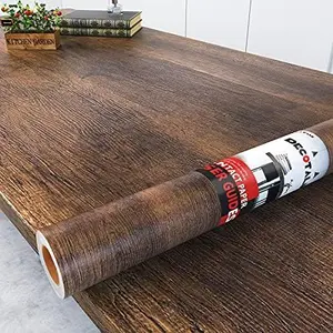 Wood Grain Contact Paper 12"x120" | Vintage Peel-&-Stick, Self-Adhesive, Removable, Waterproof Wallpaper for Countertops, Cabinets, Drawers & Walls.