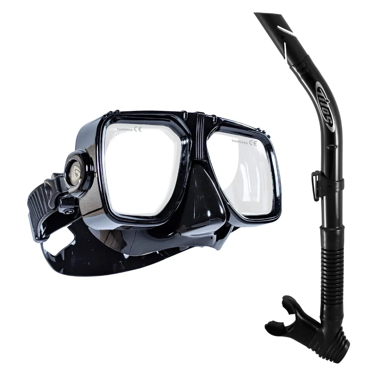 Tilos Prescription-Ready Universal Mask and Splash Snorkel Set