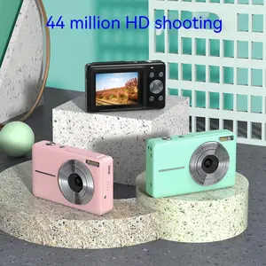 Mini HD Digital Point & Shoot Camera with Memory, Kids' Photography Gift for Boys & Girls