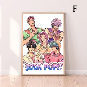 K pop Demon Hunter Movie Poster,High Quality Canvas Print, Wall Art, Room Decor, Art Poster For Gift Unframed 6