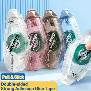 Double-Sided Dot Tape Dispenser, Adhesive Roll for Scrapbooking, Paper Crafts, Art Projects, Smooth and Clean Application, Office Learning DIY