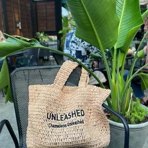 Chameleon Unleashed Raffia Bag - Hand-Woven Lightweight Tote for Summer Adventures, Ideal for Beach, Farmers' Markets & More, Summer bag purse tote, gift, birthday gift, beach bag, memorial day sale