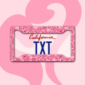 TXT License Plate Frame/ KPOP License Plate Frame/ Custom License Plate Frame