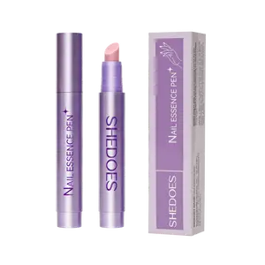 Nail Care Repair Pen with Cuticle Moisturizing Serum, Glossy Nail Strengthener for Smooth Surface Finish, Portable Nail Treatment for Preventing Breakage, Daily Care, Travel Use