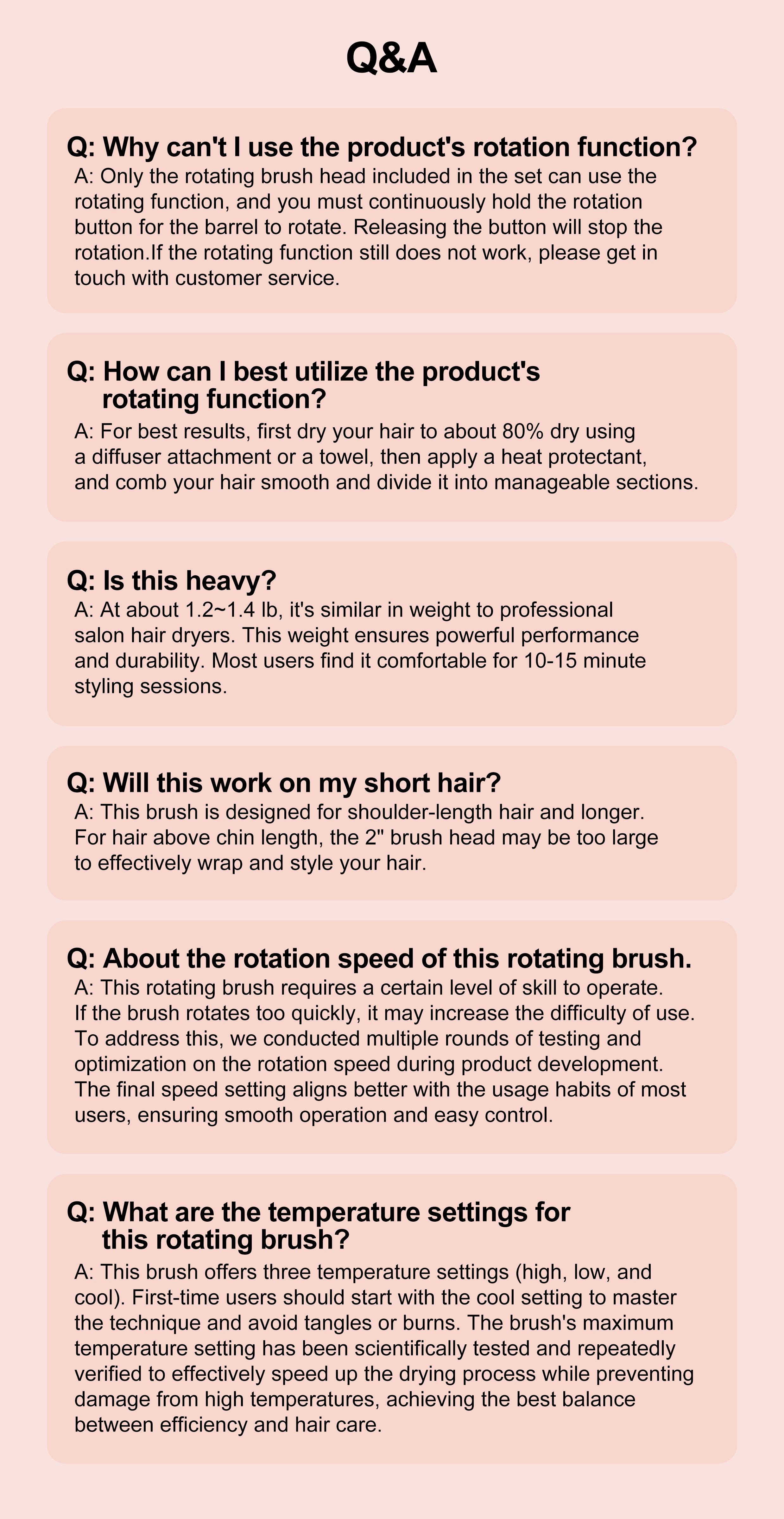 Terviiix 4-in-1 Hot Air Rotating Blow Dryer Brush Kit – 1000W with Rotatable Round Brushes (2 Sizes), Oval Volumizer, and Diffuser