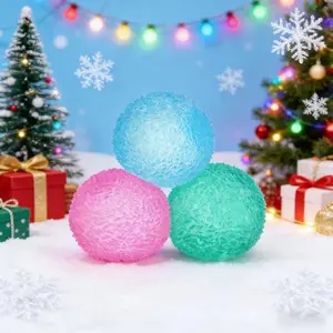 3 sets of realistic water balls, textured elastic balls, cat toys, soft balls, party gifts, party supplies, perfect birthday gifts, holiday surprises, without batteries