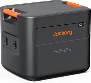Jackery Battery Pack 5000 Plus for Solar Generator 5000 Plus, 5039Wh LiFePO4 Expansion Battery with 4000 Cycles, Scalable Backup Power for Home Emergencies and Daily Use
