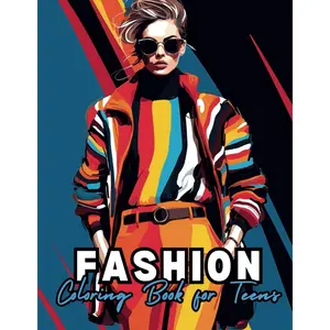 Fashion Coloring Book For Teens: Indulge in Stylish Outfits to Color for Teens,A Beauty Fashion Style for Relaxation and Stress Relief. Paperback – February 21, 2024