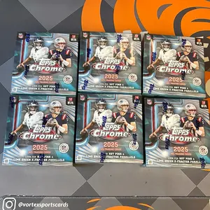 NFL Pick Your Team Break - (6) 2025 Topps Chrome Mega Box