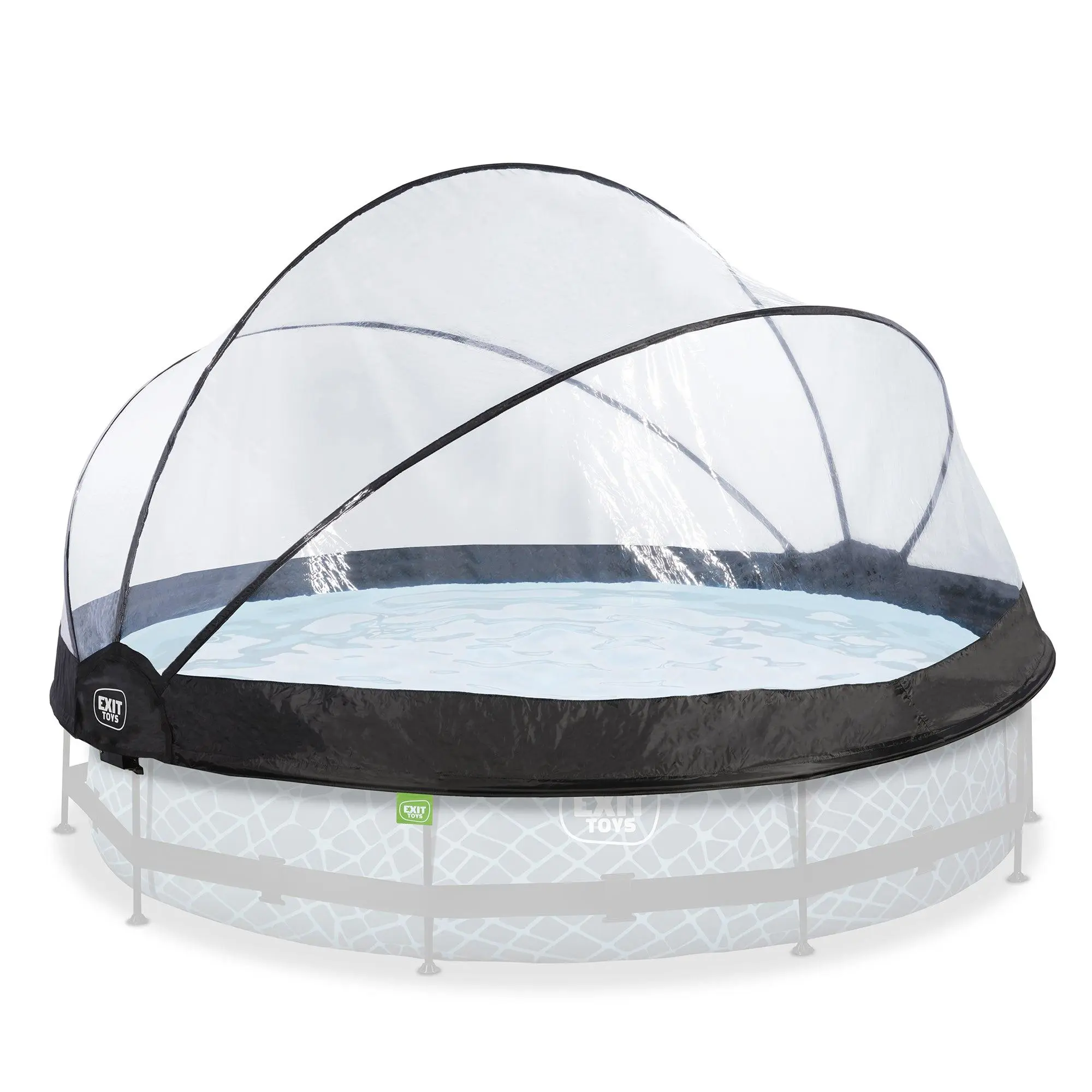 EXIT Toys 12 Foot Round Multifunctional Cover Dome Enclosure for Outdoor Pools EXIT Toys 12 Foot Round Multifunctional Cover Dome Enclosure for Outdoor Pools