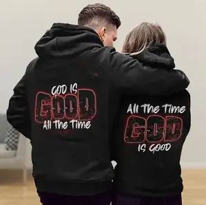 Matching Couple Hoodie God Is Good All The Time All The Time God Is Good for Women for Men Unisex, Perfect Gift Anniversary Clothes