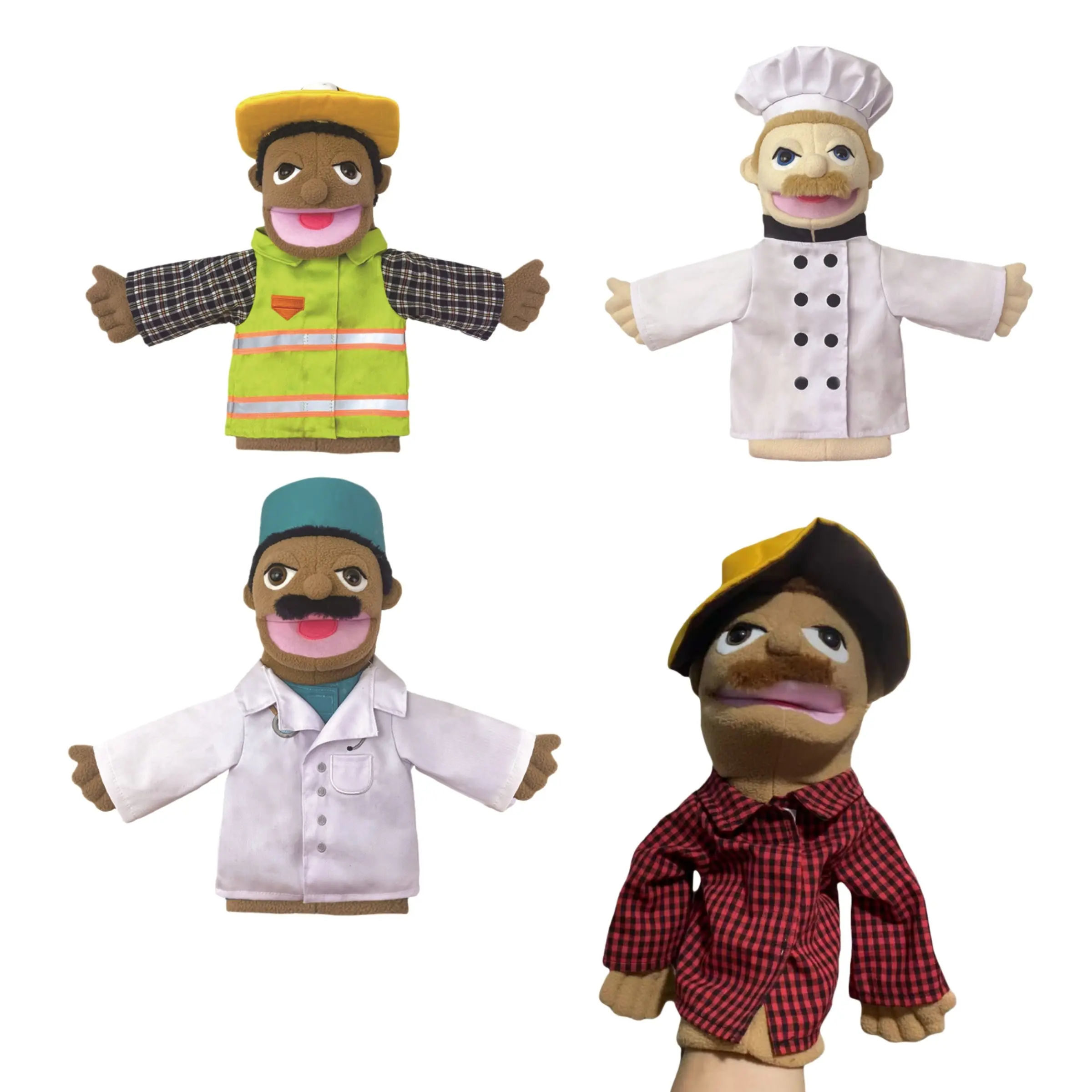 Professional modeling hand puppets， puppets, finger puppets, hand ...