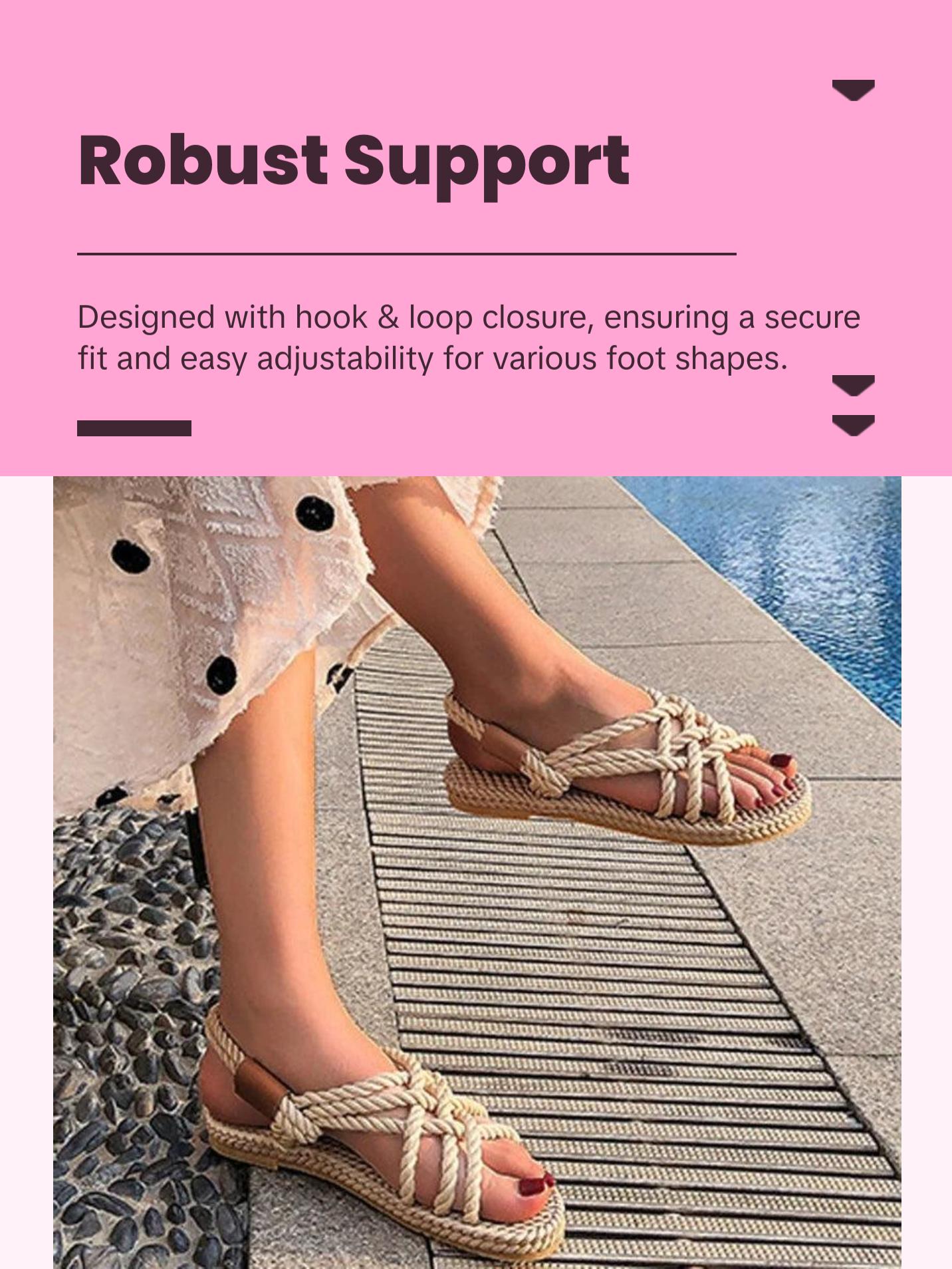 Braided Rope Sandals Braided Rope Sandals