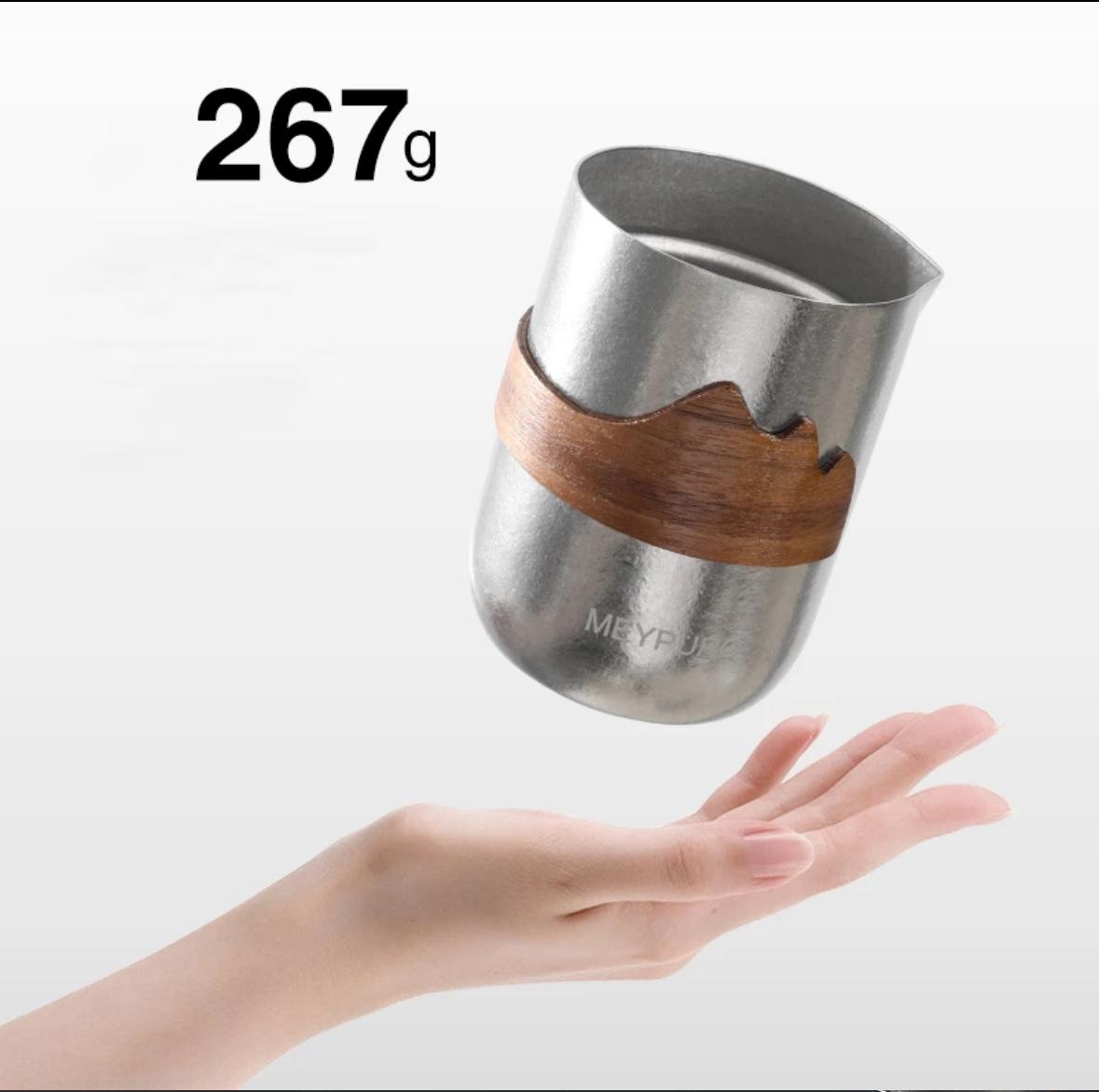 Titanium Portable Tea Set Super Light Weight High Tech Material