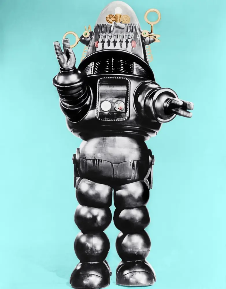 1956 Forbidden Planet Robby Robot Photo Print - 16x20 in Large Size Home Decor Wall Art, Room Decor