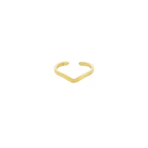 petit moments Isla Toe Ring in Waterproof & Gold