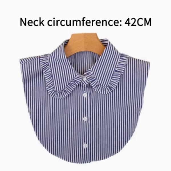 3PCS Vintage And Versatile Casual Detachable Half Collar with Striped Multi-Collar Styles, a Decorative Accessory for Daily Commutes, Suitable for Spring And Autumn Sweater Or Coat Outfits 3PCS Vintage And Versatile Casual Detachable Half Collar with Striped Multi-Collar Styles, a Decorative Accessory for Daily Commutes, Suitable for Spring And Autumn Sweater Or Coat Outfits