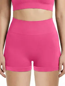 Women's High Waist Yoga Shorts, Butt Lifting Abdominal Support, Gym Training Sports Tight Pants, Outdoor Running Cycling Tennis