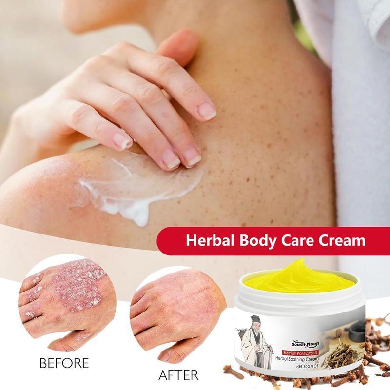 All-Natural Herbal Soothing Cream | Eczema & Psoriasis Relief | Anti-Bacterial Skin Defense | Hydrates Dry, Itchy, Sensitive Skin | Plant-Based Balm for Whole Family | Ancient Formula, 30g | Safe for All Ages | Perfect Christmas/New Year Gifts