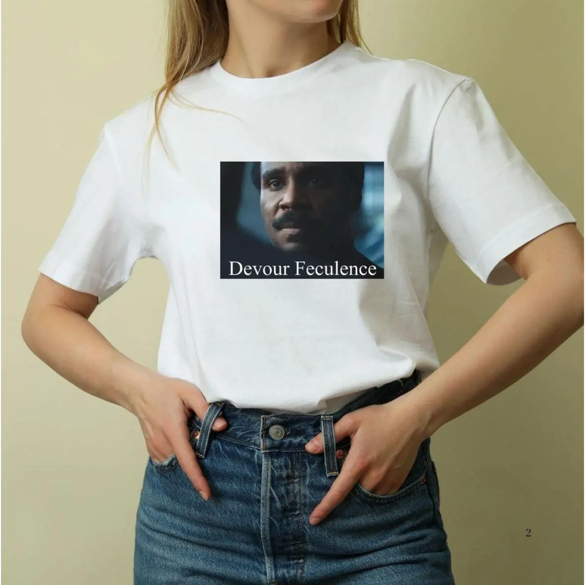 Mr. Milchick Shirt, Trendy Severance TV Show Tee, Devour Feculence T-Shirt, Lumon Macrodata Refinement Outfit, Sci-Fi Fan Gift