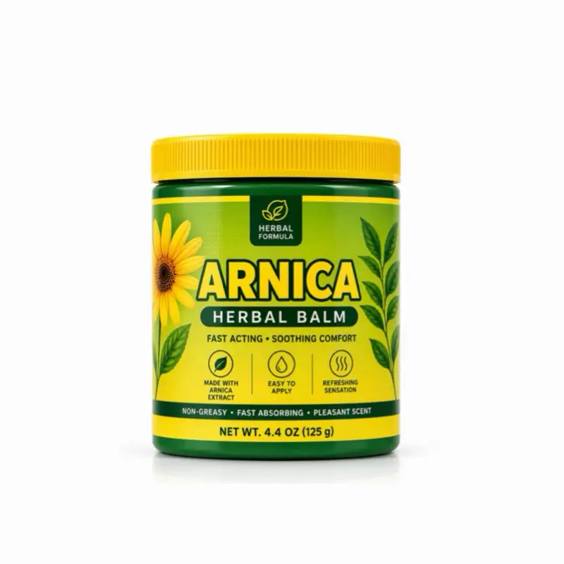 Arnica Deep Massage Balm, a Smooth and Relaxing Pomade for Soothing Full-Body Muscle Care, Non-Greasy Formula, 125g
