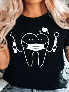 Fun Dental Print T-Shirts, Dental Group Shirts, Dental Assistant Tees, Dentist T-Shirts