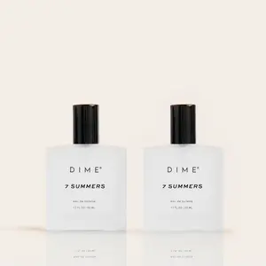 DIME 7 Summers Perfume Duo - Enjoy a Juicy Pear, Vanilla Orchid Fragrance, Two 1.7 oz / 50 ml bottles