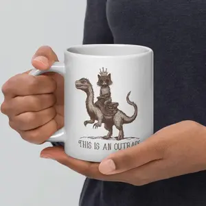 Dungeon Crawler Carl Inspired Glossy Mug - Princess Donut - This is an Outrage