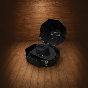 Cowboy City Plastic Hat Carrier Large for Tall Crowns M03 Black