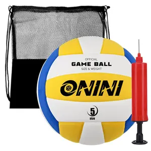High-Quality PU Volleyball for Outdoor Use, Onini Beach Training Ball, Official Size 5, Durable and Comfortable, Ideal for Beginners and Enthusiasts, Volleyball Stuff, Volleyball Equipment, Volleyball Balls