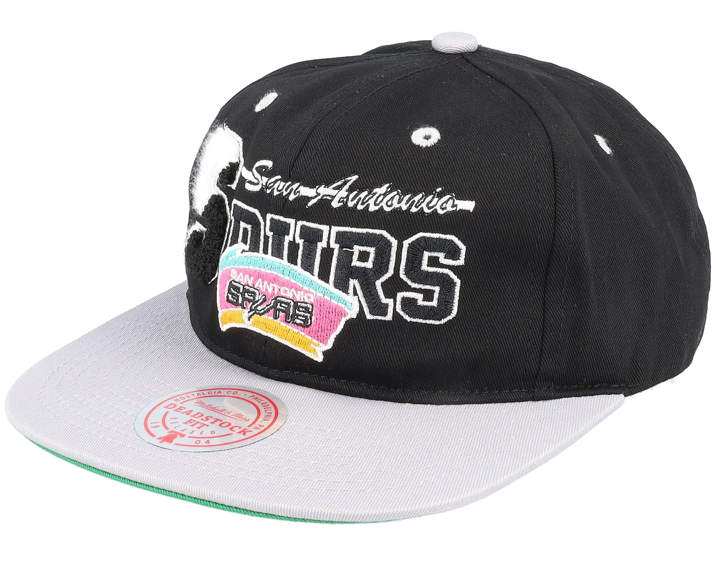 Mens Mitchell & Ness NBA VARSITY LETTER SNAPBACK HWC SPURS