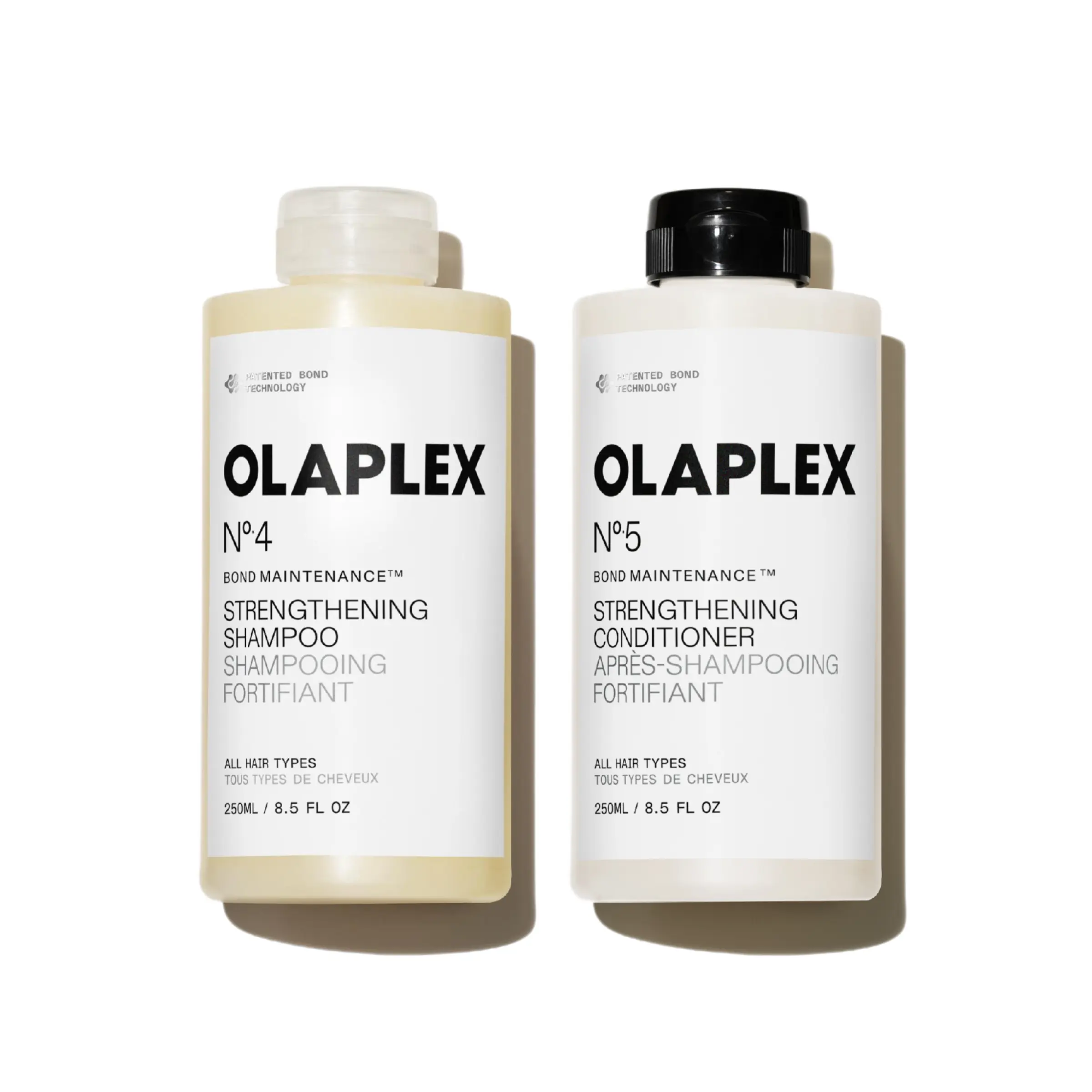 OLAPLEX Wash Day Essentials Set - Sulfate-Free, Vegan, Concentrated, High-Lather Shampoo & Conditioner to Hydrate, Moisturize, Smooth & Strengthen