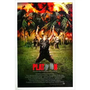 1986 American Vietnam War film Platoon Movie Poster 24x36 Decor Wall