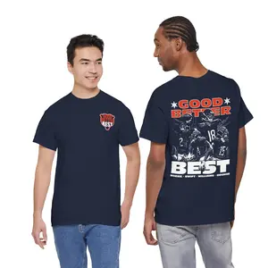 Chicago Football T-Shirt, Good Better Best Tee, Football Merch, Gift for Unisex