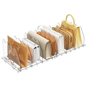 Adjustable tote divider, storage cabinet divider, bookshelf divider, bedroom, office, kitchen, bathroom, gift plastic Organiser Racks