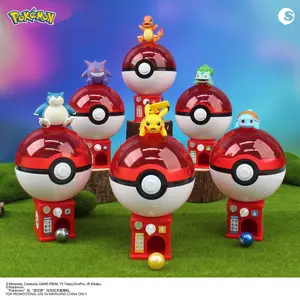 Pokémon Buildable Mini Gashapon Machine Series Fun DIY Assembly Toy with Classic Pokémon Figures Creative Play Set and Cute Collectible for Fans of All Ages