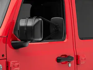 RedRock Extended View Universal Towing Mirror - Car Exterior Side Mirror with Adjustable Design, Quick Installation, Rubber Strap, Visibility Enhancement (Some Adaptation May Be Required)