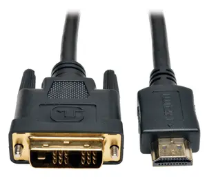 Tripp Lite TRL-P566-050 HDMI to DVI Cable Digital Monitor Adapter Cable HDMI to DVI-D M-M - 50 ft.
