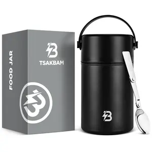 Thermo for Hot Food, 29 / 35 Oz Lunch Soup Thermo Food Jar, Wide Mouth Insulated Hot Food Container with Spoon for Adults