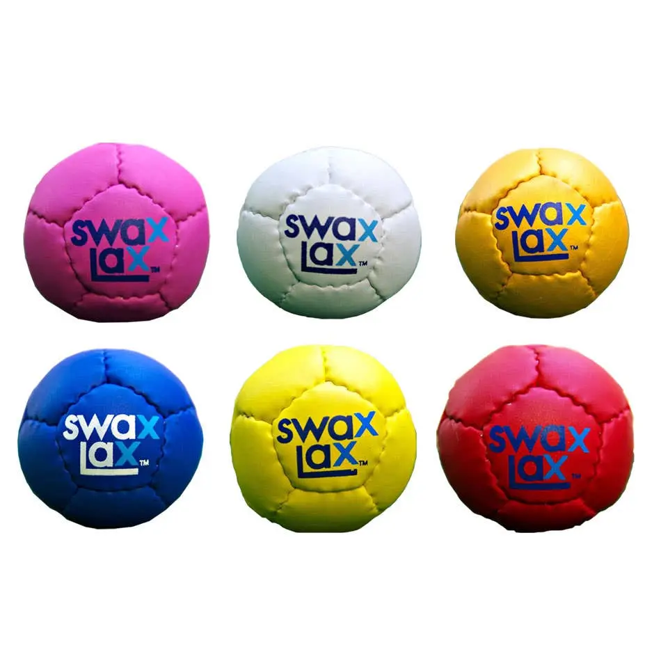 Swax Lax Lacrosse Training Balls, Regulation Size Lacrosseball, Shock-Absorbent for Lacrosse Practice, High Speed