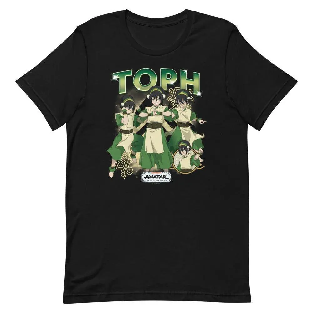 Toph Beifong Vintage T-Shirt, Classic Anime Graphic Tee, Unisex Cotton Crewneck Shirt