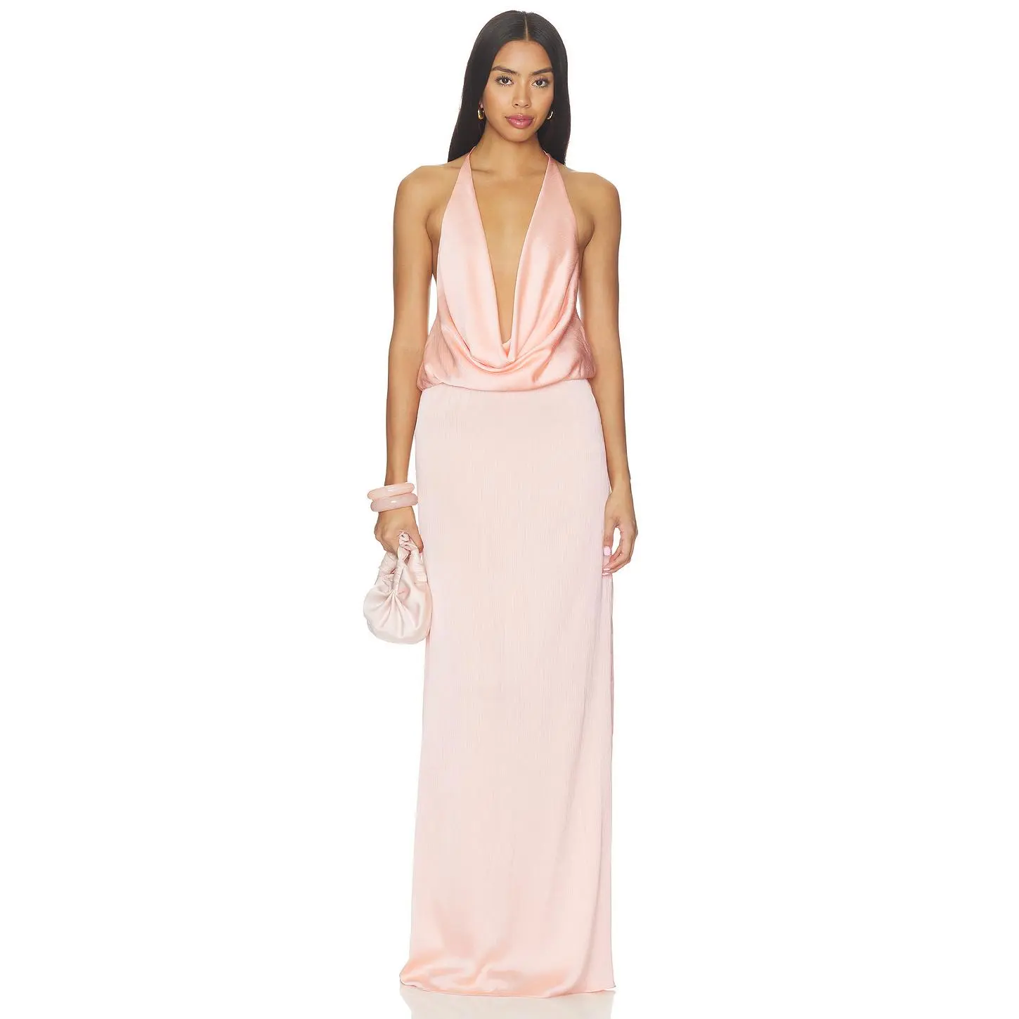 Lovers and Friends Tatiana Gown in Sunset Orange