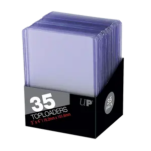 ULTRA PRO 3" x 4" Clear Regular TOPLOADER® Sleeves (35ct) for Standard Size Cards