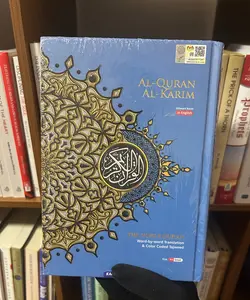 Maqdis Quran | The Noble Quran Word By Word Translation and Color Coded Tajweed (Al Quran Al Karim) Small Size A5 (English-Arabic)