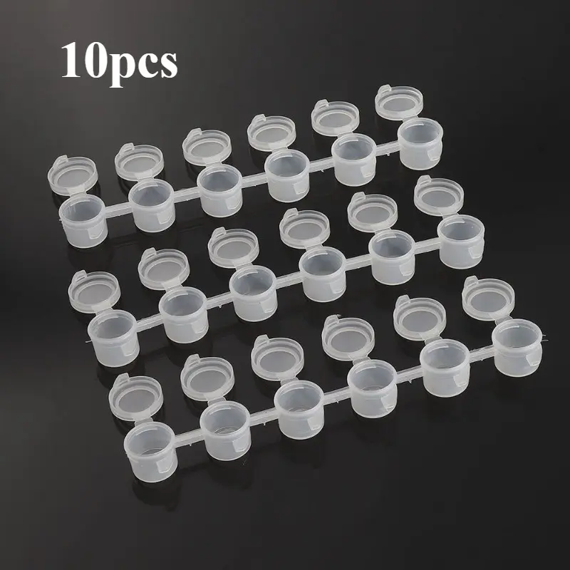 Empty Oil Painting Box Mini Palette Draw Pigment Pots Portable Storage Plastic Empty Box Sealing Container